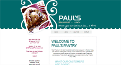 Desktop Screenshot of paulspantrymv.com